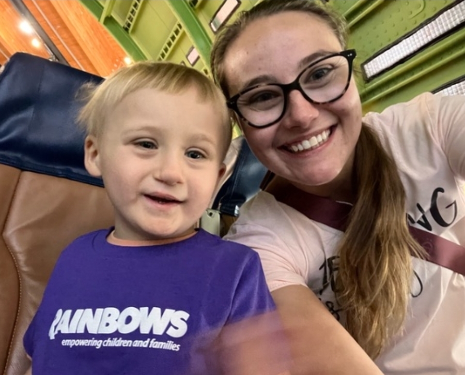 Lennox and Maddie at Rainbows