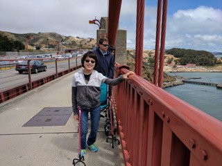 Megan at red bridge